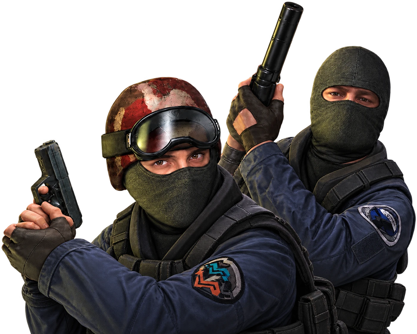 Два бойца Counter-Strike